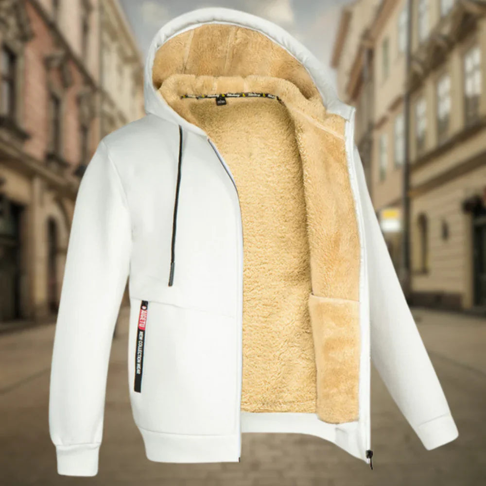 Fabiano™ | Lämmin fleece-huppari miehille