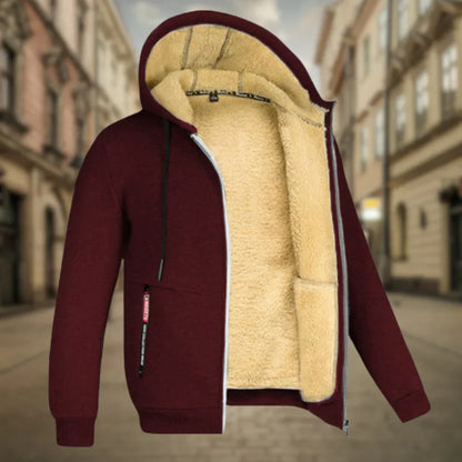 Fabiano™ | Lämmin fleece-huppari miehille