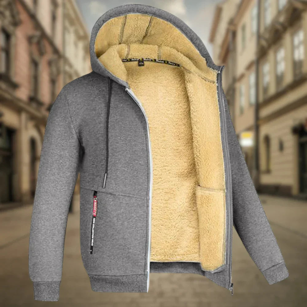 Fabiano™ | Lämmin fleece-huppari miehille