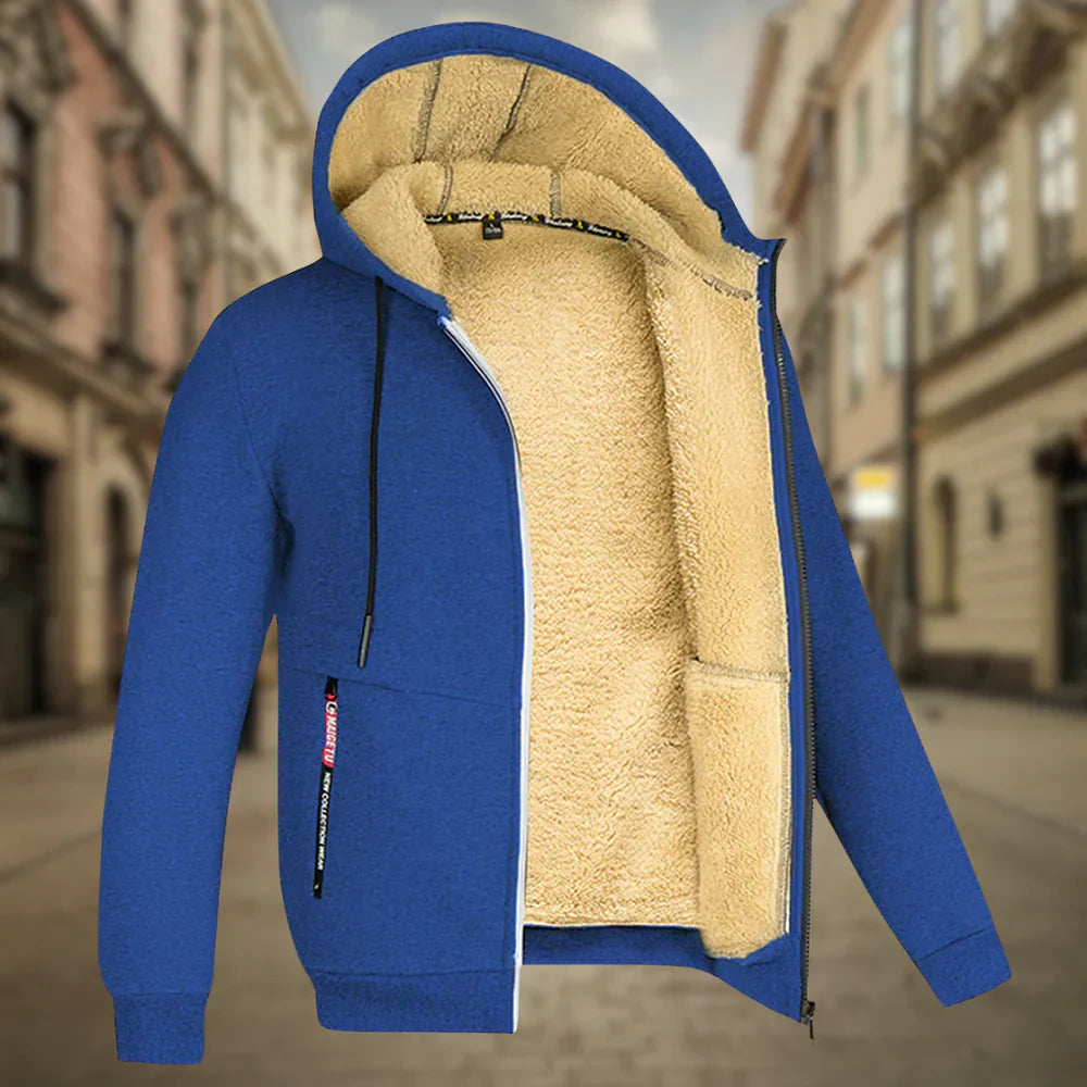 Fabiano™ | Lämmin fleece-huppari miehille